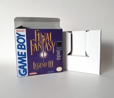 Final Fantasy Legend III 3 USA Nintendo Game Boy GB Empty replacement Box & Tray - Image 1 of 4