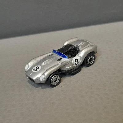 Coche de carreras vintage Micro Machines Ferrari 250 Testa Rossa plateado 1994 LGT Galoob  Foto 1 de 4