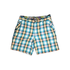 Men Lululemon Size 36 Athletic Shorts Comic Strip Print Gym Casual Workout - Bild 1 von 6