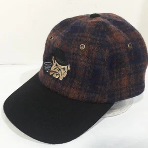 Head Shots by KC Caps Wool Blend Plaid Flannel Strap Adjust Hat "SMOKIN DAWG" - Picture 1 of 9