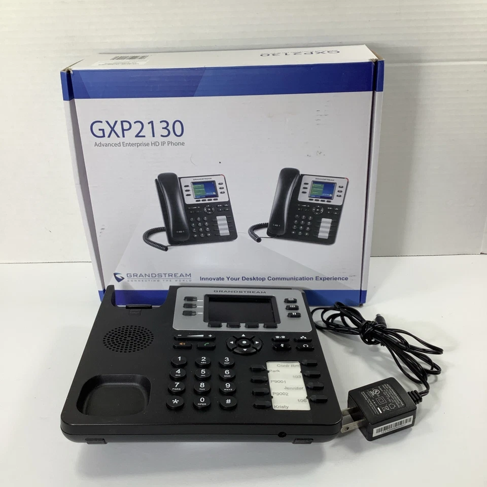 Solo cable de caja telefónica IP empresarial Grandstream GXP2130 Foto 1 de 4
