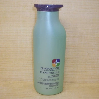 One Bottle Pureology CLEAN VOLUME Shampoo 8.5 fl. oz Vegan Antifade Zerosulfate - Image 1 of 4