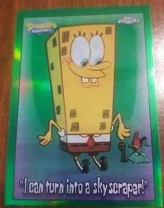 2025 Spongebob Kelp Refractor Topps Chrome #175 I can turn into a skyscraper - Picture 1 of 2
