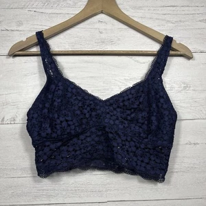 Aerie Damen blau Spitze Long Line Bralette Größe Medium - Bild 1 von 3