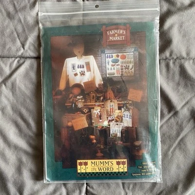 1994 Mumm’s The Word Farmer’s Market VTG Quilt Wall Hanging Sweatshirt Pattern - Image 1 of 4