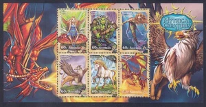 Australia 3580a (3575-80) MNH 2011 Mythical Creatures Souvenir Sheet of 6 VF - Picture 1 of 1