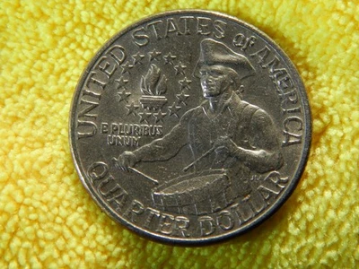 Bicentennial Quarter D Mint , Multiple Mint Errors Reverse and Obverse Errors - Image 1 of 4