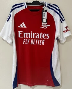 New Original Arsenal Adidas Home Jersey Men’s Size M Red White IT6141 - Picture 1 of 6