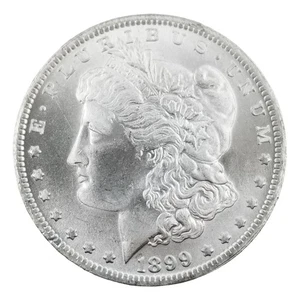 1899-P Morgan Dollar $1 Silver Coin - Picture 1 of 16