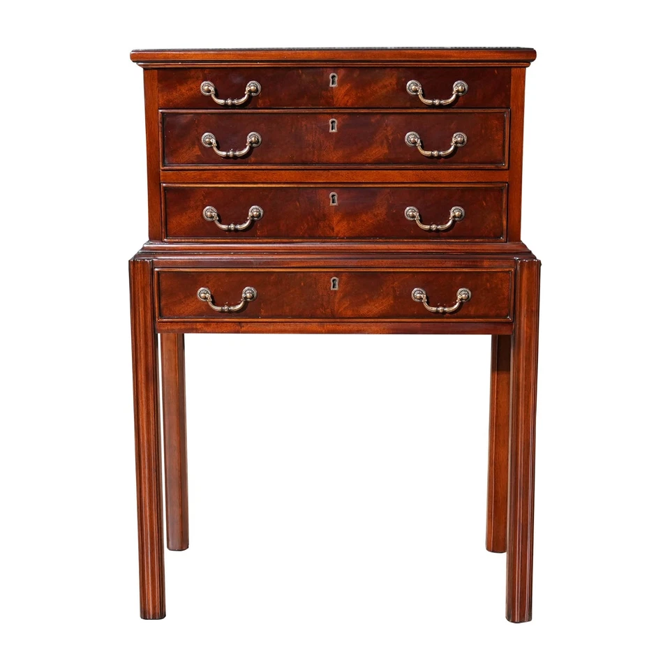 NSB026, Móveis do Niágara, Mogno Alta Qualidade Pequeno Baú de Prata - Imagem 1 de 1