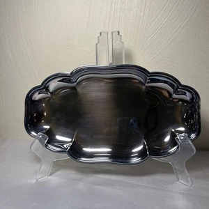 Antique Art Deco Gorham Heritage Silver Plate EP Bread Tray 12" X 7" - Picture 1 of 9