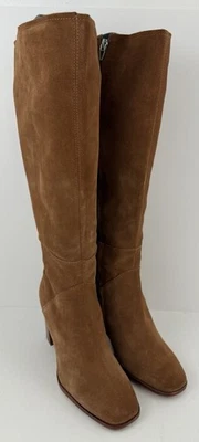 Dolce Vita Mujer Fynn Moda Bota Alta 9.5 E Marrón Nobuck Gamuza Foto 1 de 4