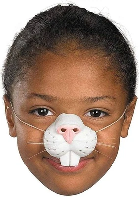 Нос животных с эластичным - кошка, мышь, кролик, курица, ведьма, свинья - Изображение 1 из 4