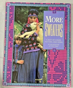 Libro de Patrones de Tejer Más Suéteres Mujeres Hombres Disturbios de Color Forma Única - Imagen 1 de 16