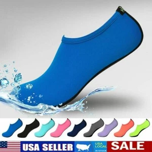New Adults Kids Water Shoes Aqua Socks Diving Socks Pool Beach Swim Slip On Surf - Picture 1 of 17
