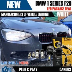 BMW F20 PACKAGE DIPPED BEAM SIDELIGHTS DAYTIME LIGHTS LED WHITE SUPER BRIGHT H7 - Picture 1 of 2