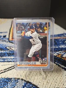 Topps Update Series 2019 - All-Star Father's Day Blue #US92 George Springer/50 - Imagen 1 de 2