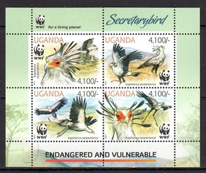Uganda 2012 - Birds - WWF - Fauna - stamps / Timbres - Mi.3000 - 03 MNH** De.9 - Picture 1 of 1