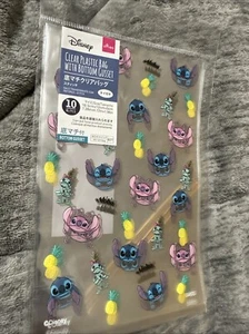 Clear Plastic Bags With Disney Stitch And Scrump - Picture 1 of 2