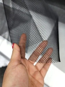 Vestido de noche de graduación de tela rígida negra de crinolina por yarda de moda - Imagen 1 de 10