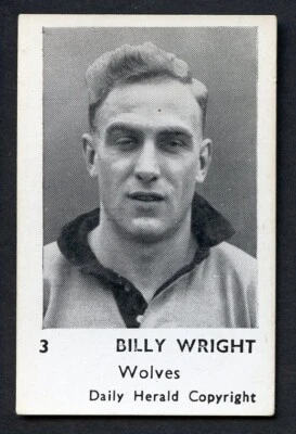 Daily Herald  Footballers Copyright 1951 - Billy Wright Wolves #3 - Изображение 1 из 2