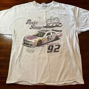 Camiseta De Colección Dexter Stacey #92 AUTÓGRAFO Nascar Talla XL Gildan 23x29 - Imagen 1 de 14