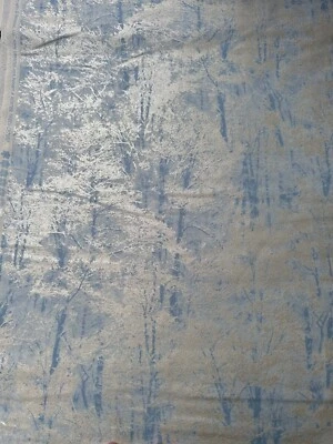 Fat Quarter Benartex Pearl Frost Birch Tree Ice Frost Snow 100% Cotton Fabric - Image 1 of 3