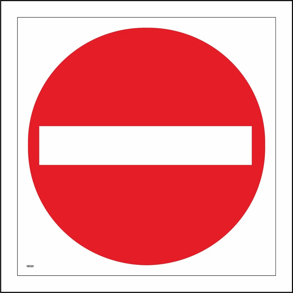 VE020 NO ENTRY SIGN KEEP OUT SECURITY PRIVATE UNAUTHORISED NO ACCESS CAUTION - Image 1 of 1