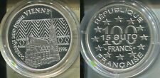 FRANKREICH 1996 - 100 Francs/15 Ecus in Silber, PP - STEPHANSDOM WIEN