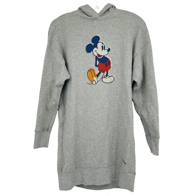 Uniqlo Disney Mujer XS Gris Mickey Mouse Andy Warhol Sudadera con Capucha Sudadera Foto 1 de 4