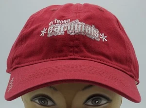 NFL Arizona Cardinals Reebok Women's Slouch Glitter Buckle Back Cap Hat NEW! - Picture 1 of 3