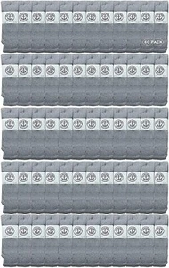 60PK 30 Inch Wholesale Men's Long Tube SocksSport Socks 10-13 (Gray) - Picture 1 of 7