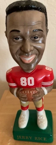 1993 Sam Bobblehead #1247 Jerry Rice San Francisco 49ers Red Jsy Local Pick Up Cover