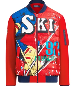 Polo Ralph Lauren Quilted Down Hill Ski Stadium Snow Beach CP93 Puffer Jacket - Picture 1 of 6