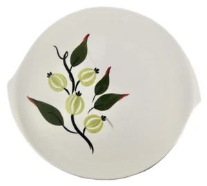 Blue Ridge Berry Patch Plate Cake Chop Handled Round Platter O2 - Picture 1 of 7