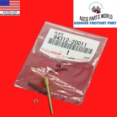 PLACA DE CONTACTO ORIGINAL TOYOTA PICKUP CELICA VAN COROLLA LAND CRU BON 84312-20011 Foto 1 de 4