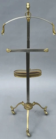 MASION JANSEN RAMS HEAD VALET STAND VINTAGE ITALIAN FRENCH MODERN ANTIQUE 1950s Cover