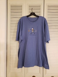 Life Is Good Men’s XXXL Vintage “Weekend Warrior” Blue Tee Shirt - Picture 1 of 6