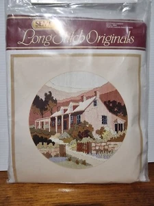 Unworked Cottage Garden Longstitch kit Needlework Semco - Picture 1 of 4