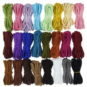 24 Rolls Leather Beading Thread Cord String for Bracelet Necklace Jewelry Making - Picture 1 of 7