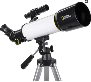 National Geographic SKY VIEW 70 - 70mm Refractor Telescope with Panhandle Mount - Picture 1 of 3