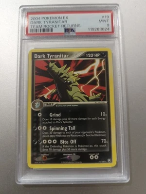 2004 Pokemon EX Dark Tyranitar Team Rocket Returns #19 PSA 9 MINT - Image 1 of 4