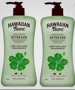 Hawaiian Tropic Lime Coolada After Sun Lotion | 16 Fl Oz (Pack of 2) - Picture 1 of 3