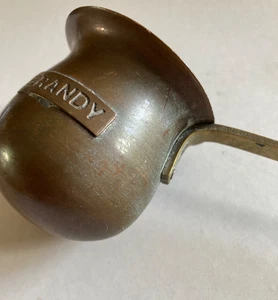 Vintage Copper & Brass BRANDY Spirit Ladle - Picture 1 of 7