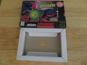 Todd McFarlane Spawn: The Video Game(Super Nintendo)SNES*Box/Insert Only*NO GAME - Picture 1 of 7