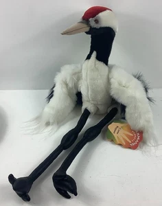 Folkmanis Crane Bird Hand Puppet Full Body Puppet 25" H - Picture 1 of 5