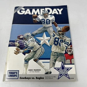 September 16, 1984 Dallas Cowboys Vs Philadelphia Eagles Program Drew Pearson - Picture 1 of 5