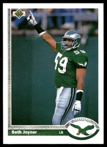 1991 UPPER DECK SETH JOYNER PHILADELPHIA EAGLES #284 - Picture 1 of 2