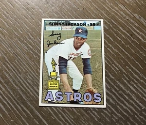 Sonny Jackson 1967 Topps Baseball #415 No Creases Astros - Picture 1 of 2