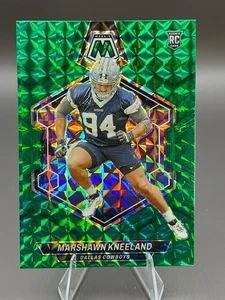 2024 Panini Mosaic MARSHAWN KNEELAND (RC)  Green Mosaic Prizm Rookie #63 Cowboys - Picture 1 of 6